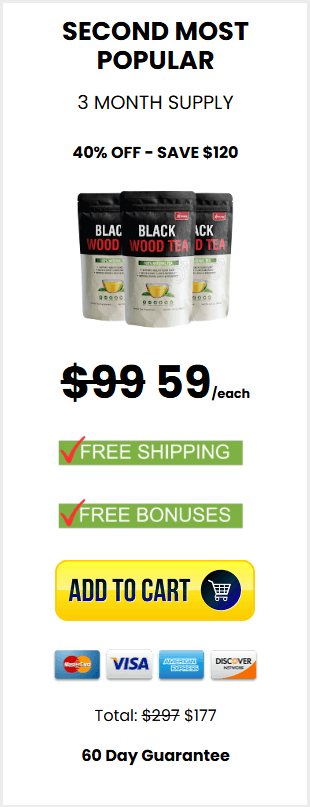 Buy Black Wood Tea 3 Bottles